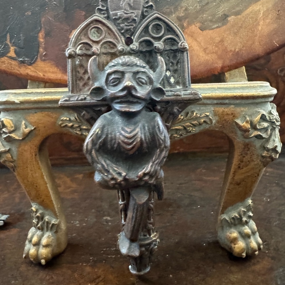 Antique Lincoln Imp Small Door Knocker